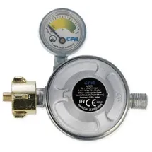 CFH Gasdruckregler 50 mbar mit Manometer, Füllstandsanzeige