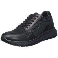 Ara Shoes ARA Herren Arizona-GTX Schnürschuh LowCut, Black,Blue, 45 EU Weit - 45 EU Weit