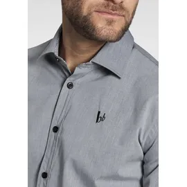 Bruno Banani Langarmhemd grau 35/36