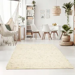 TaraCarpet Handwebteppich Oslo natur 250x290 cm