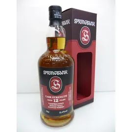 Springbank 12 Years Old Cask Strength 56,3% 0,7 l Geschenkbox
