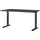 Germania Schreibtisch grafit rechteckig, C-Fuß-Gestell schwarz 140,0 x 80,0 cm