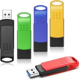 KOOTION 5 Stück USB Stick 64 GB Speichersticks USB 3.0 Memory Stick 64 GB, 5er Flash-Laufwerke Speicher Sticks Hohe Geschwindigkeit Datenspeicher-Backup für PC/Mac/Desktop/Laptop/Spielekonsolen