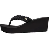 Tommy Hilfiger Th Wedge Braided Summer Sandal Black 37
