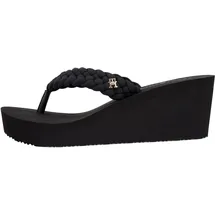 Tommy Hilfiger Th Wedge Braided Summer Sandal Black 37