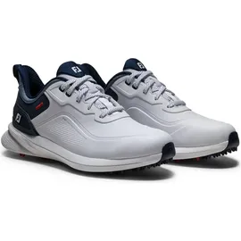 FootJoy Pro Spikeless, weiß/blau/rot