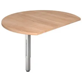 hjh OFFICE PRO QA80 - Ansatztisch 80x100 Nussbaum