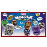 Marvel Wooblies K02WBM006 Sammelfigur Magnetfigur Spielzeug, enthält 5 ultra-seltene Jungen und Mädchen ab 3 Jahren, Marvel Sammelbox