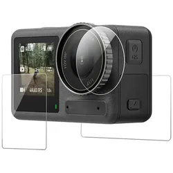 Telesin Displayschutzfolien-Set Glas DJI Osmo Action 5 - passend für Gehäuse