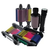 Evolis Beschriftungsband, YMCKO Color Ribbon - 300 Schwarz, Cyan, Magenta, Gelb