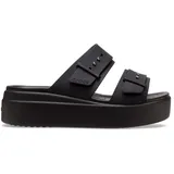 Low Wedge Sandal, Schwarz, 41/42 EU