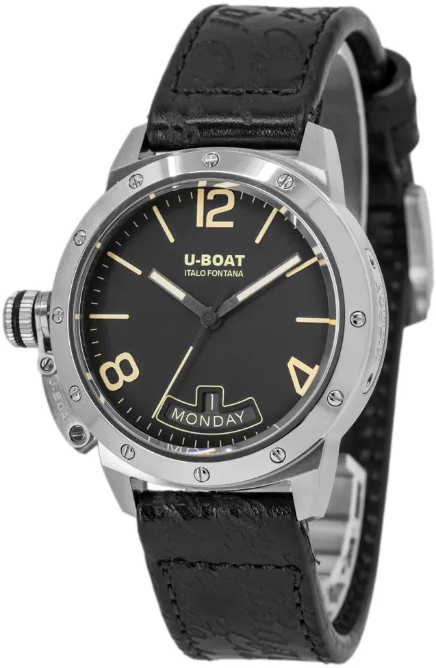 U-Boat 8890 Classico 40mm Vintage Screw Bezel
