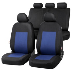 CarComfort Sitzbezug »Sandray«, Polyester - blau | schwarz