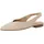 TAMARIS Damen Sling Pump mit Blockabsatz Leder, beige, 39 EU
