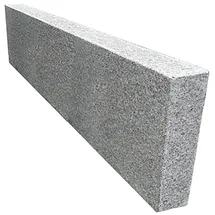 Euro Stone Kantenstein Granit 100 x 18 x 6 cm grau