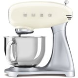 SMEG Küchenmaschine, Knetmaschine Rührmaschine mit Knethaken,800,00 W, 4,80 l Schüssel,Edelstahl Schüssel,6 Stufen Bedienfreundlich Mischen Sch...