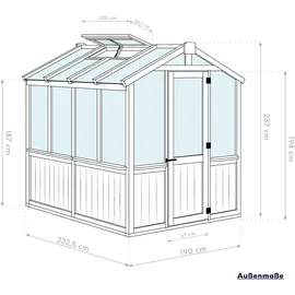 Westmann Paul Zedernholz Braun Polycarbonat 6 mm 4,85 m2