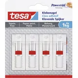 Tesa Klebenagel verstellbar Weiß Inhalt: 4 St.