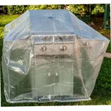 WERKA PRO Schutzhülle für Grill und Plancha 130 x 70 x 80 cm transparent weiß