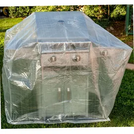 WERKA PRO Schutzhülle für Grill und Plancha 130 x 70 x 80 cm transparent weiß