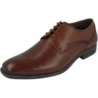 Sale Herren KANE MADDOW Braune Leder Schnürstiefel Schuhe Von Hush Puppies Jetzt
