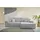 Andas Ecksofa »Finnley Schlafsofa 267 cm in Bouclé, Struktur fein u. Cord, L-Form,«, Schlaffunktion m. Bettkasten (136/210 cm), Bouclé, Struktur und Cord silberfarben