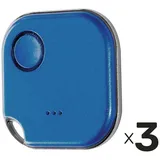 Shelly Bluetooth Schalter u. Dimmer, Blu Button1, Plug&Play, blau, 3er Set