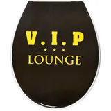 ADOB WC-Sitz VIP, Absenkautomatik, zur Reinigung abnehmbar goldfarben|schwarz