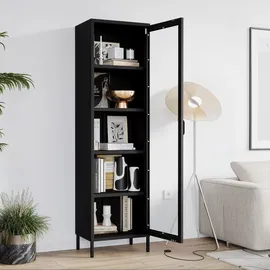 Jan Nowak Vitrine Luigi 50 x 180 x 35 cm Schwarz