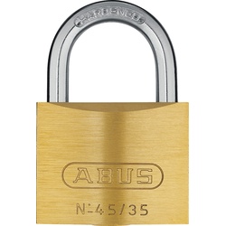 Abus Vorhangschloss Messing 45/35 verschiedenschließend
