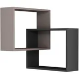 Livetastic Eckregal 60 x 20 x 68 cm Beige