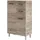 Saphir Unterschrank mit Türdämpfer und 1 Einlegeboden 60 x 100,5 x 33 cm Braun
