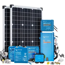 Offgridtec VeCore S monokristallin 100 W inkl. MultiPlus12/800/35 Wechselrichter 1280 Wh