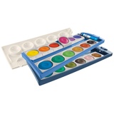 Pelikan Farbkasten K24 eco, Deckfarbkasten mit 24 Farben, inkl. Deckweiß, aus recyceltem Kunststoff, 701303