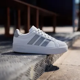 adidas Streettalk Ftwr White/Silver Metallic/Core Black 38 2/3