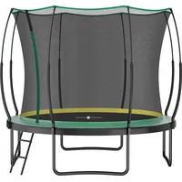 Federloses Nahtloses Sicherheitstrampolin, 305 Cm Garten-trampolin Mit Sicherheitsnetz