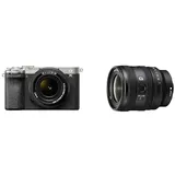 Sony Alpha 7C II | Spiegellose Vollformatkamera mit SEL2860 & SEL1625G (33 MP, Echtzeit-Autofokus, 10 BPS, 4K Video, neigbarer LCD-Touchscreen) Silber/schwarz