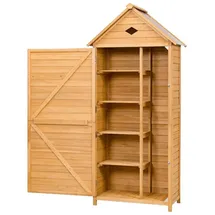 komfotteu Gartenhaus 0,70 x 0,36 m Braun