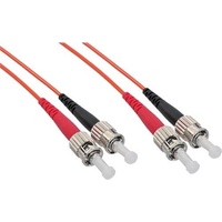 InLine LWL Duplex Kabel, OM2, 2x ST Stecker/2x ST
