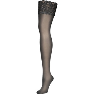 WOLFORD Strümpfe Satin Touch 20 Stay-Up Black