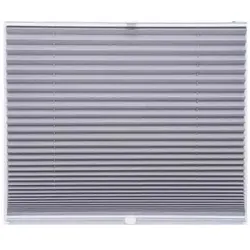 Thermo Black Out Plissee 90x100 cm metallic 100% Verdunkelnd