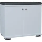VCM Holz Schuhschrank, Sitzbank Gados S