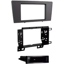 ACV Electronic 2-DIN Radioblende mit Fach Volvo S60/V70/XC70 grau