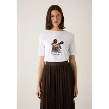 More & More Stretch-Kurzarmshirt Weiß 40
