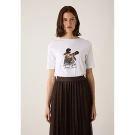 More & More Stretch-Kurzarmshirt Weiß 40