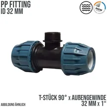 Jason Rohrverbinder T-Stück 32 mm frostsicher