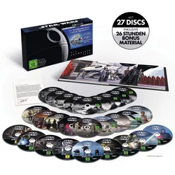 Star Wars: Die Skywalker Saga (Episode 1-9,  27 DVD's, 4K Ultra-HD) [Blu-ray] | Zustand: Neu & original versiegelt
