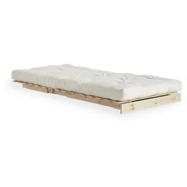 Karup Design »Roots«, inkl. Futonmatratze, Liegefläche 90x200 cm, beige