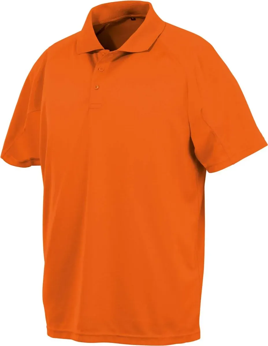 SPIRO Herren Sport Polo 'Aircool' S288X fluorescent orange XXL