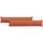 vidaXL Sofakissen 200 x 40 cm Rot-Orange